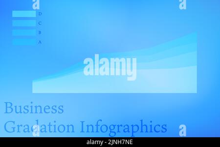 Blue-based infographics, graphs, charts and tables Stock Vector