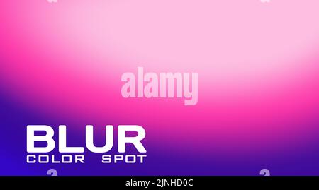 Abstract simple blurred background with color transition from pink through cerise to dark blue. Multicolor vector graphic pattern Stock Vector