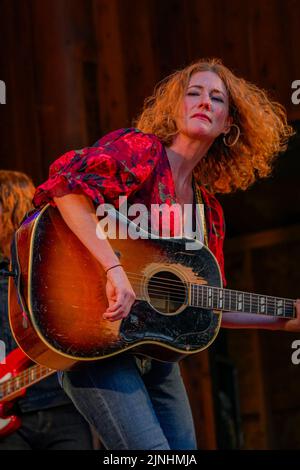 Kathleen Edwards, Canmore Folk Music Festival, Canmore, Alberta, Canada Stock Photo