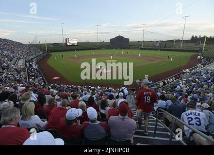 Dyersville, United States. 11th Aug, 2022. Fans watch the Chicago Cubs play the Cincinnati Reds at MLB Field of Dreams Stadium in Dyersville, Iowa on Thursday, August 11, 2022. Photo by Mark Black/UPI Credit: UPI/Alamy Live News Stock Photo