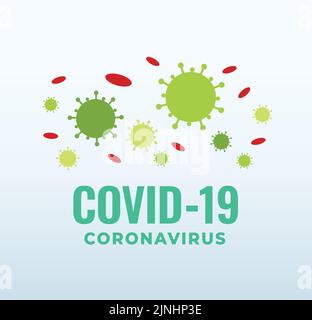Social distancing, virus outbreaking concept vector. Stock Vector