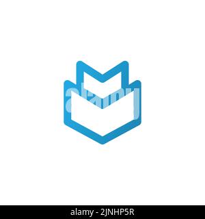 digital wallet logo, online payment, digital bank icon Stock Vector