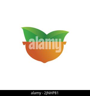 leaf and medicine logo design vector Stock Vector