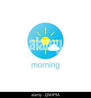 morning icon,usable for web vector symbol Stock Vector