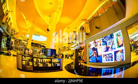 Interior view of Vivocity mall, Singapore. Stock Photo