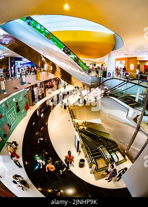 Interior view of Vivocity mall, Singapore. Stock Photo