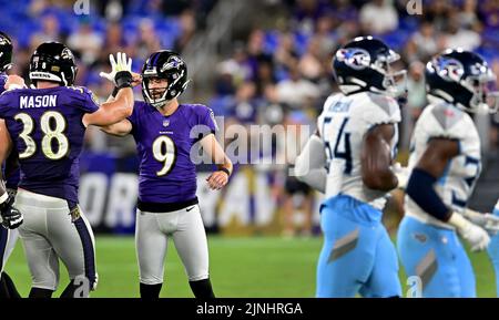 Baltimore ravens kicker justin tucker hi-res stock photography and images -  Alamy