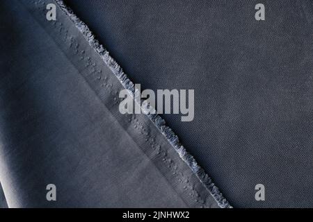 Black fabric cloth texture for background and design art work Stock Photo