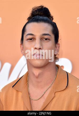 Westwood, USA. 11th Aug, 2022. Benjamin Norris walking on the red carpet at the Los Angeles premiere of 'Never Have I Ever' Season 3 at the Westwood Village Theater in Westwood, CA on August 11, 2022. (Photo By Scott Kirkland/Sipa USA) Credit: Sipa USA/Alamy Live News Stock Photo