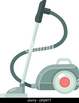Vacuum cleaner semi flat color vector object Stock Vector