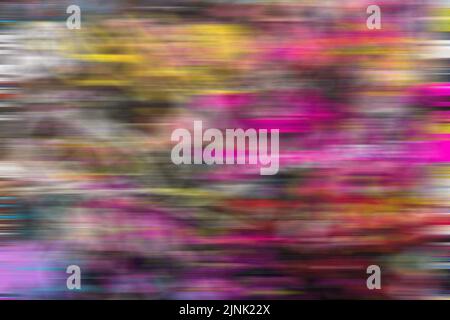 Abstract blurred colorful psychedelic background. Stock Photo