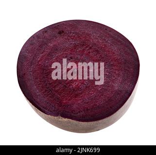 Fresh beetroot isolated on white background. Clipping path Stock Photo