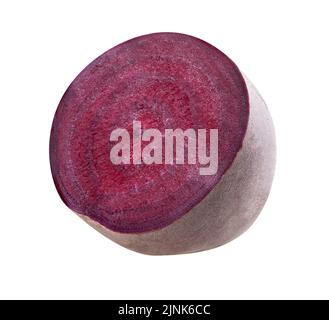 Fresh beetroot isolated on white background. Clipping path Stock Photo