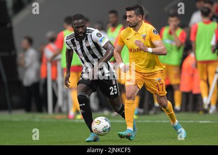 ISTANBUL - Emrah Bassan of Kayserispor during the Turkish Super Lig match  between Besiktas AS and Yukatel