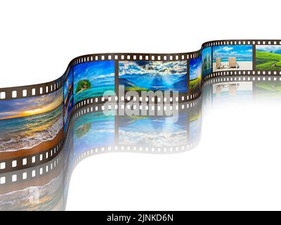 filmstrip, film, slide, 35-mm-film, filmstrips, films, movie, slides Stock Photo