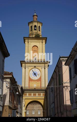 Exterior of historic buildings of Guastalla, Reggio Emilia province, Emilia-Romagna, Italy Stock Photo