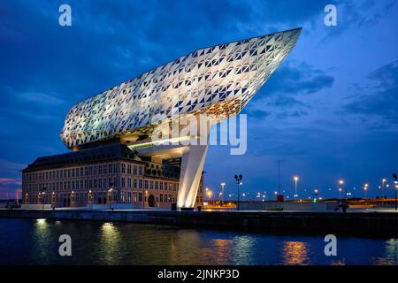 antwerp, port house, havenhuis, antwerps Stock Photo