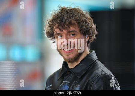Jack Harlow performing for the Citi Concert Series on the 'Today' show on August 12, 2022 in New York City. Stock Photo