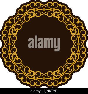 Frame material, luxurious and elegant Gothic frame Stock Vector