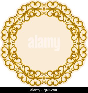 Frame material, luxurious and elegant Gothic frame Stock Vector