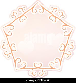 Frame material, luxurious and elegant Gothic frame Stock Vector