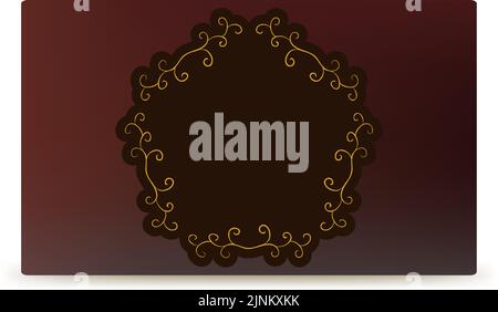 Frame material, luxurious and elegant Gothic frame Stock Vector