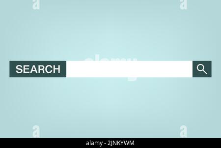 Illustration of a simple search box Stock Vector