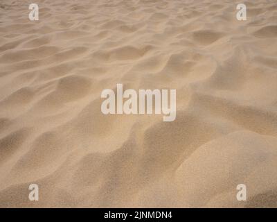 Natural texture background of fine clear beach sand and dune Stock Photo