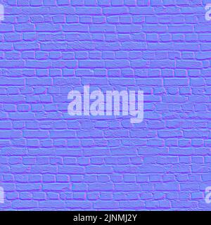 Normal map texture Bricks, texture mapping Normal Stock Photo - Alamy