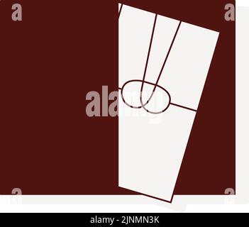 Thin line funeral icon, donation Stock Vector