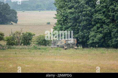Uk Military Rockets British army self propelled M270 Multiple Launch Rocket System (MLRS ...