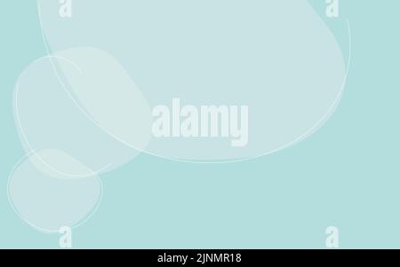 Abstract material of simple lines and figures, image of water droplets Stock Vector