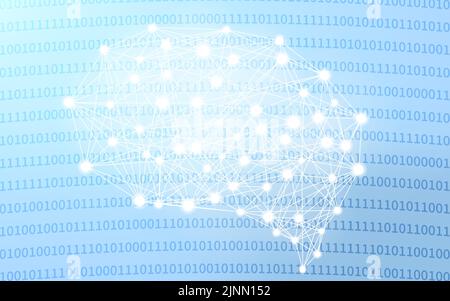 Abstracts, technology images that mimic the brain, image background for compilation Stock Vector