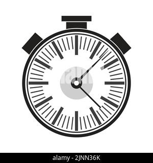 Stop watch timer icon - vector illustration Stock Vector