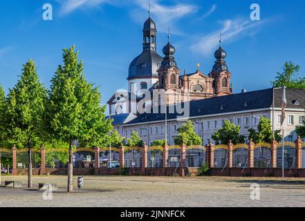 Jesuit Church, Mannheim, Rhine, Neckar, Baden-Wuerttemberg, Southwest Germany, Germany Stock Photo