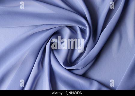 Lilac crumpled fabric cloth texture for background and design art work Stock Photo