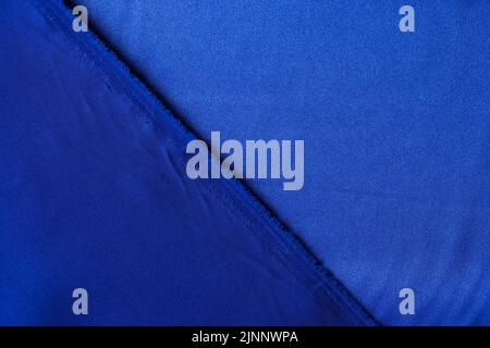Blue fabric cloth texture for background and design art work Stock Photo