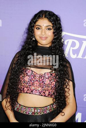 HOLLYWOOD, CA - AUGUST 11: Avantika attends Variety's 2022 Power Of Young Hollywood Celebration Presented By Facebook Gaming at NeueHouse Hollywood on Stock Photo