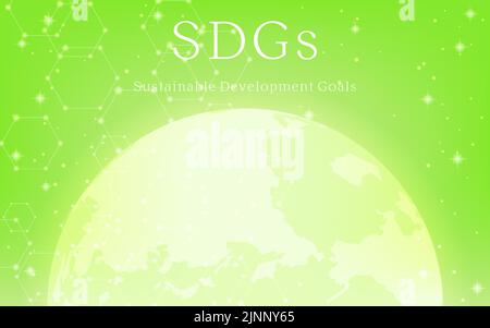 SDGs, green earth and SDGs text Stock Vector Image & Art - Alamy
