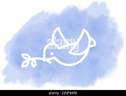 Watercolor style,  SDGs  Goal 16, Peace, justice and strong institutions Stock Vector
