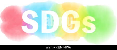 Watercolor style, SDGs Goal 5, Gender equality Stock Vector Image & Art ...