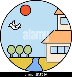 Illustration of glaucoma, changes in visual field as glaucoma ...