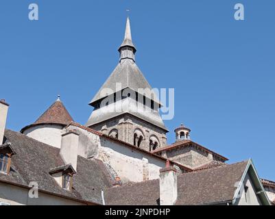 Abbatiale Sainte Valérie ,Chambon sur Voueize, Creuze, France Stock Photo