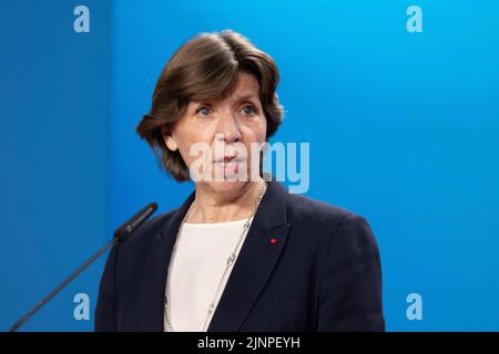 Berlin, Deutschland. 24th May, 2022. Catherine Colonna, Minister of Foreign Affairs of France. Berlin, May 24, 2022. Credit: dpa/Alamy Live News Stock Photo