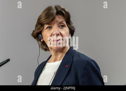 Berlin, Deutschland. 24th May, 2022. Catherine Colonna, Minister of Foreign Affairs of France. Berlin, May 24, 2022. Credit: dpa/Alamy Live News Stock Photo