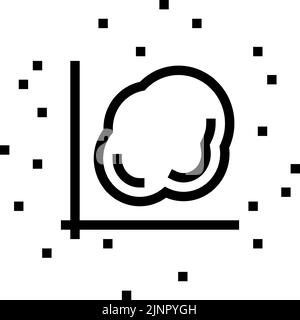 even borders mole line icon vector illustration Stock Vector Image ...