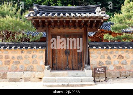 Woljeongsa in Gangwon-do, Korea Stock Photo