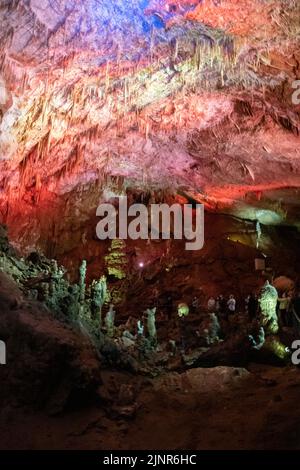 Prometheus Cave also Kumistavi Cave near Tskaltubo in the Imereti region, Georgia Stock Photo