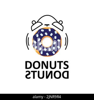 Food Vector Design Soft Round Sweet Donuts That Everyone Loves Children Or Adults, Suitable For Companies, Stickers, Screen Printing, Flayers Stock Vector