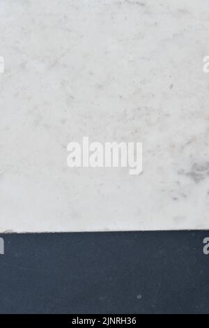 closeup the big black and white soft marble stone soft focus natural black white background. Stock Photo